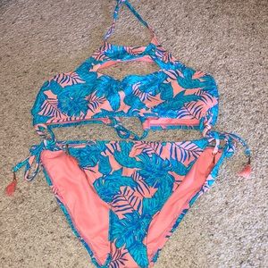 Tropical Halter Bikini
